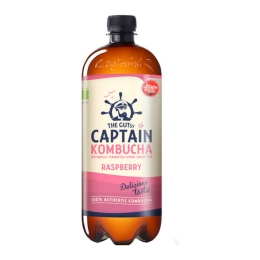 The Gutsy Captain - Kombucha Raspberry - Bio - 6 x 1000 ml