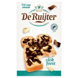 De Ruijter - Choco Vlokfeest Puur & Wit - 8x 200g