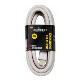 Greenmouse - USB-C Naar Lightning Kabel Woven 2mtr - 5 stuks