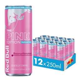 Red Bull - The Pink Edition Sugarfree Blik - 12x 250ml