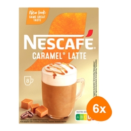 Nescafé - Gold Caramel Latte - 6x 8 zakjes