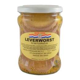 Dick Kok - Leverworst Plakken - 300g