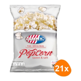 Jimmy's - Popcorn Sweet & Salt - 21 Minizakjes