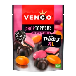 Venco - Droptoppers Fruitig - 10x 225g