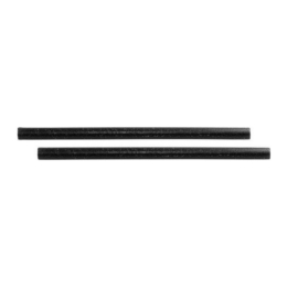 Drinkrietje - Zwart Cellulose 20cm - 100 stuks