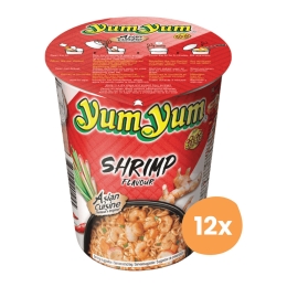 Yum Yum | Garnalen Noedels Cup | 12 x 70 gram