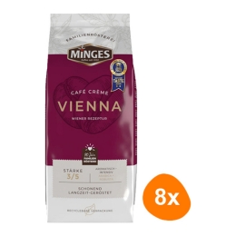 Minges - Café Crème Vienna Bonen - 8x 1kg