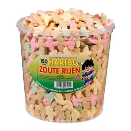 Haribo - Zoute Rijen - 150 stuks