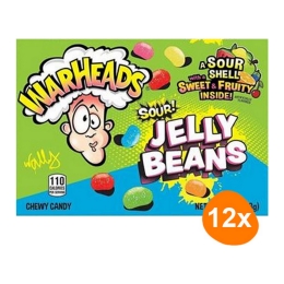 Warheads - Sour Jelly Beans Theater Box - 12 stuks