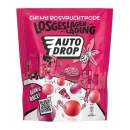 Lollywood - Dextrose Hartjes Roze Aardbei Silo - 850g