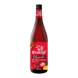 Hitzkopf - Bosvruchten Glühwein 9% Fles - 6 x 1 liter