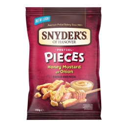 Snyder's of Hanover - Soh Honey Mustard Onion Pretzel Pieces - 10 x 110 gram