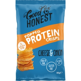 Good & Honest - Protein Crisps Cheese & Onion - 8 x 85 gram