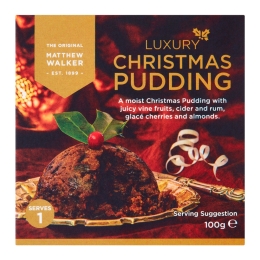 Matthew Walker - Luxury Christmas Pudding - 36 x 100 gram