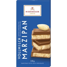 Niederegger - Marsepein Melkchocolade - 10 x 110 gram