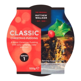 Matthew Walker - Class Christmas Pudding - 36 x 100 gram
