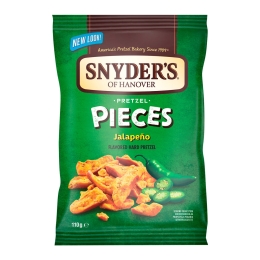 Snyder's of Hanover - Soh Jalapeño Pretzel Pieces - 10 x 110 gram