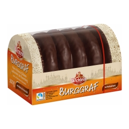 Wicklein - Burggraf Lebkuchen Pure Choc - 21 x 200 gram