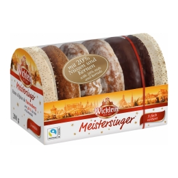 Wicklein - Meister-lebkuchen 3 Soorten - 21 x 200 gram