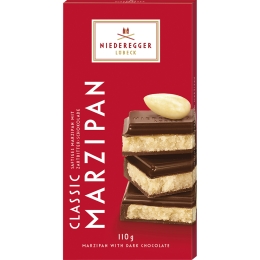 Niederegger - Marsepein Pure Chocolade - 10 x 110 gram