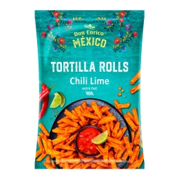 Don Enrico - Tortilla Rolls Chili Lime - 12 x 125 gram