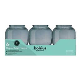 Bolsius - Relight Houder Sphere Grijs - 6x