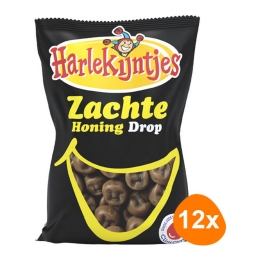 Harlekijntjes - Zachte Honing Drop - 12x 300g