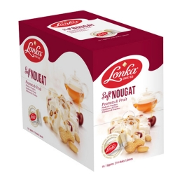 Lonka - Soft Nougat Pinda's & Vruchten (individueel verpakt) - 214 stuks