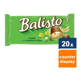 Balisto - muesli mix chocoladereep -20x 2 repen