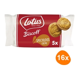Lotus - Biscoff Sandwich Cookie Speculoos Crème - 16x 5 stuks