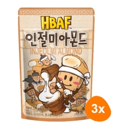 HBAF - Injeolmi Almond - 3x 120g