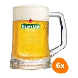Heineken - Bierpul 500ml - 6 stuks