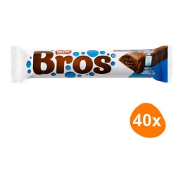 Bros - Luchtige Melkchocolade - 40 Repen