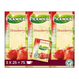 Pickwick - Professional Aardbeien - 3x 25 zakjes