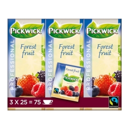 Pickwick - Professional Bosvruchten - 3x 25 zakjes