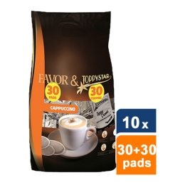 Favor - Cappuccino Megazak - 10x (30 pads + 30 topping)