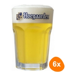 Hoegaarden - Bierglas "Witbier" 25cl - 6 stuks 
