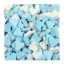 Dextrose - Vruchtenhartjes - Blauw/Wit - 1 kg
