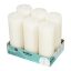 Bolsius - Rustieke Stompkaarsen 190/68 - Soft Pearl - 6 stuks