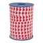 Lint - Wit met Rode Harten - 10 mm x 230 m - Per rol