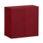 PTP - Servetten 2-laags - 1/8 vouw - Rood - 40x40cm - 30x40 stuks