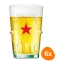 Heineken - Bierglas "Silver" 250ml - 6 stuks