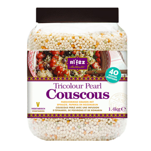 Al'Fez - Parel Couscous 3 kleuren - 1,4kg