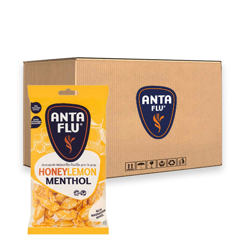 Anta Flu - Keelpastilles Honey Lemon Menthol - 12x 275g