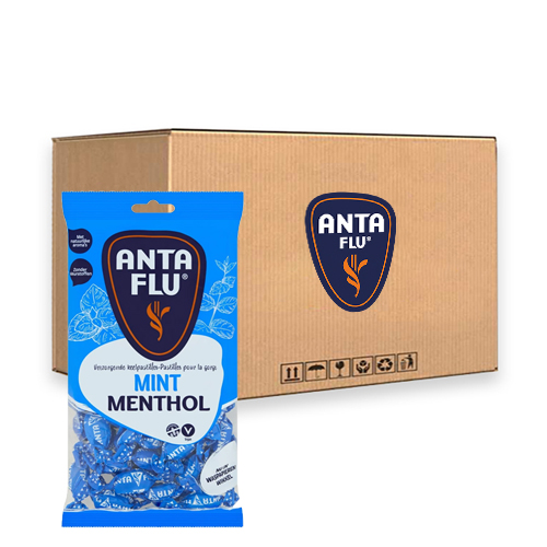 Anta Flu Keelpastilles Mint Menthol 12x 275g