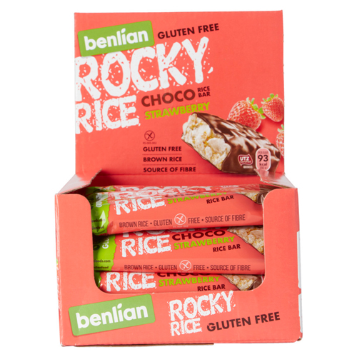 Benlian Rocky Rice Choco Strawberry 20 Repen