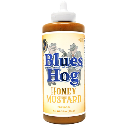 Blues Hog Honing mostersaus Knijpfles 21oz 595g