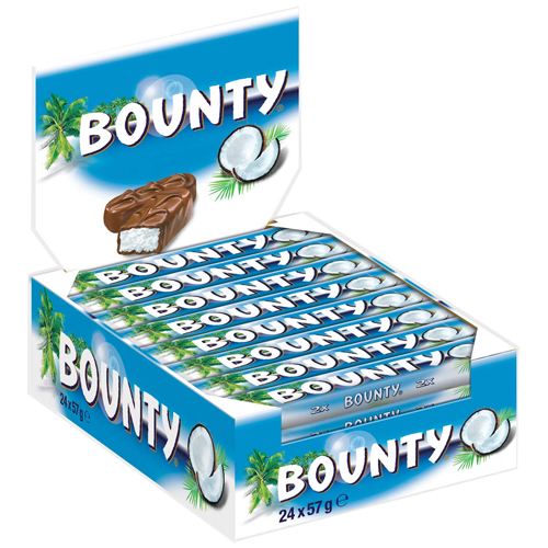 Bounty Chocoladereep Melk 24 Repen