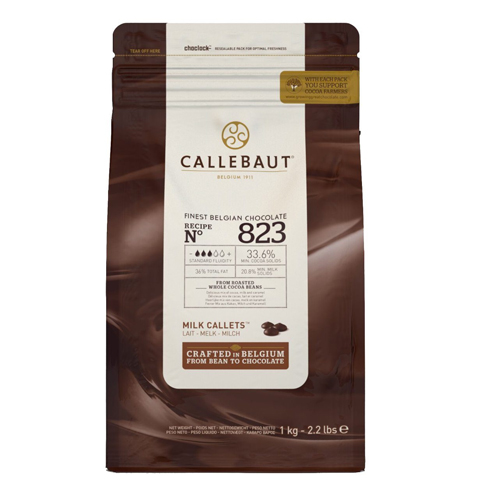 Callebaut Chocolade Callets Melk 823 1kg