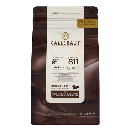 Callebaut Chocolade Callets Puur 811 1kg